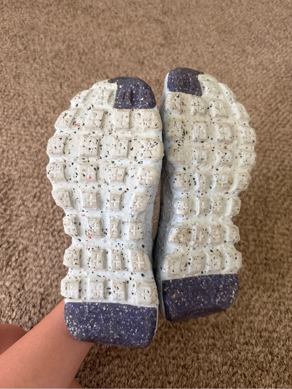 Nike Space Hippie Sneakers in Beige, Light & Dark Blue. - Picture 3 of 5